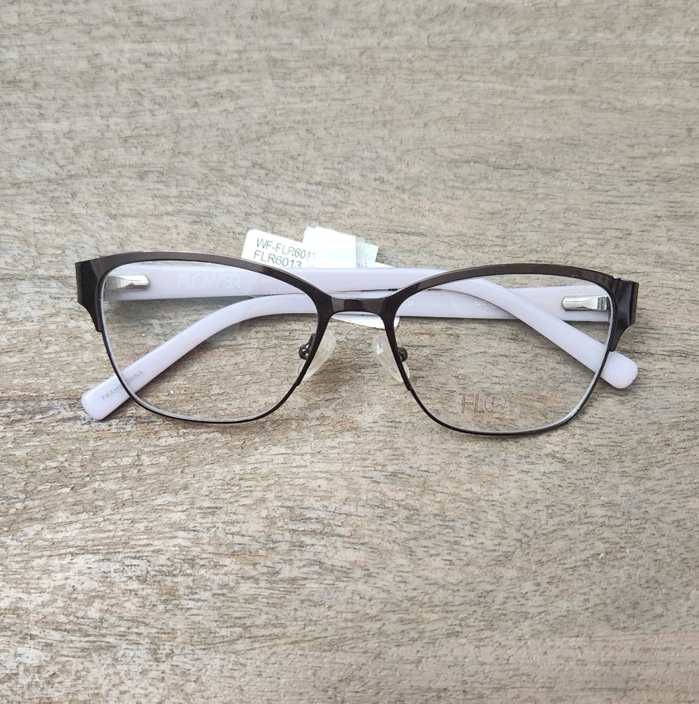 Stylish Brown/purple Glasses Frame For Women